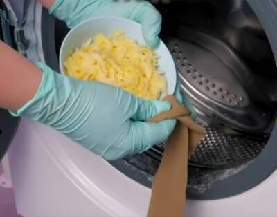 ​Как убрать известковый налет на резиновой прокладке возле барабана стиральной машины - polsov.com
