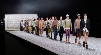 Кристиан Диор - Джон Керуак - Ким Джонс - В дороге: коллекция Dior Men осень-зима 2022/2023 - vogue.ua - Лондон