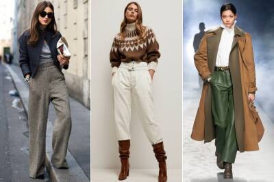 Актуальные брюки зимы-2022: модели, ткани, фасоны - miridei.com