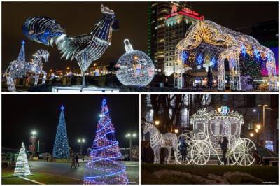 Посмотрите, какой Минск: на улицах включили новогоднюю иллюминацию - porosenka.net - Минск