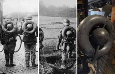 Что за странные «бублики» за плечами у немецких солдат Первой мировой войны - chert-poberi.ru - Германия