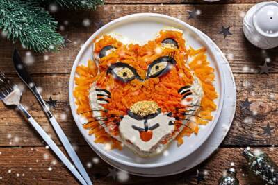 Как приготовить салат «Тигр» к новогоднему столу? - lifehelper.one