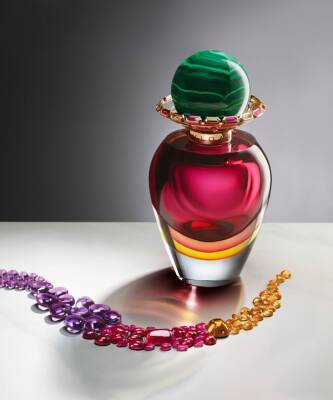 Bvlgari создали единственный в мире парфюмерный флакон из муранского стекла, розового золота и самоцветов - elle.ru - Рим