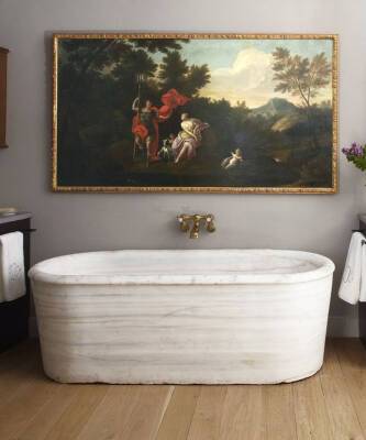 Картины в ванной комнате: 30 примеров - elle.ru