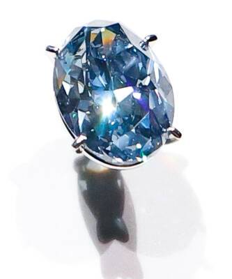 Самый большой голубой бриллиант, найденный в Ботсване, впервые доступен широкой публике - elle.ru - Ботсвана