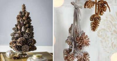 Крутые идеи новогоднего декора из шишек и веток - milayaya.ru