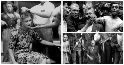 Шокирующие фотографии: как во Франции наказывали женщин за сотрудничество с нацистами - porosenka.net - Франция - Париж