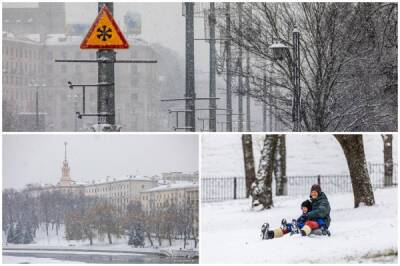 В Минске намело снега - porosenka.net - Минск