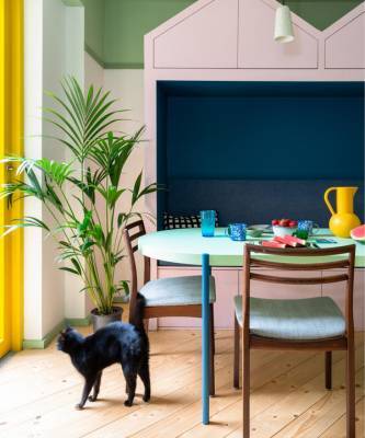 Color Blocking: яркий дом в Лондоне - elle.ru - Лондон