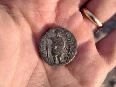 Во время учений солдат нашел редкую монету возрастом 1800 лет - porosenka.net - Израиль - Рим