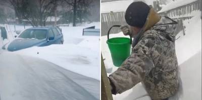 «Если кто-то выжил...»: белорусы делятся забавными видео о снегопаде и холодах - porosenka.net