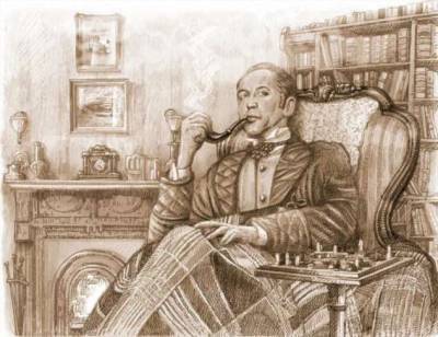 Шерлок Холмс - Артур Конан Дойл - Неожиданные факты о Шерлоке Холмсе, которые могут вас удивить (2 фото) - chert-poberi.ru
