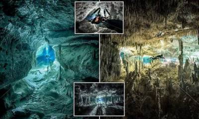Как выглядят подводные пещеры, которые образовались миллионы лет назад - porosenka.net