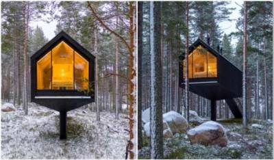 На финском высокогорье создается эко-курорт с номерами на «курьих» ножках - chert-poberi.ru - Финляндия - Хельсинки