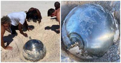 На Багамах нашли странный титановый шар с надписями на русском языке - porosenka.net - Багамы