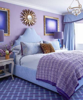 Фиолетовый цвет: 15+ идей для вашей спальни - elle.ru