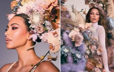 Ким Кардашьян - Деми Мур - Роскошная Ким Кардашьян появилась в новой флористической рекламе своего бренда KKW BEAUTY (ФОТО) - hochu.ua