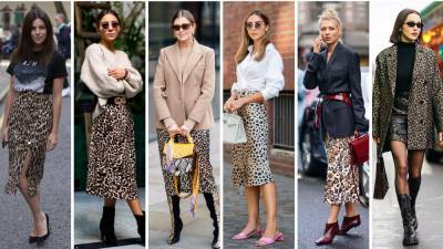 Как носить юбки с леопардовым принтом этой весной - vogue.ru