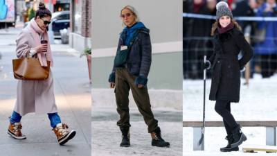 Louis Vuitton - Christian Dior - Кэти Холмс - Duck boots - самая актуальная обувь февраля - vogue.ua