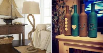 10 идей, как сделать красивые украшения для дома из обычной веревки - milayaya.ru