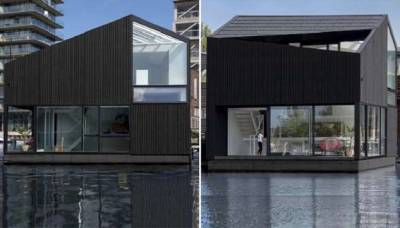 Эффектный эко-дом стал прекрасным дополнением плавучего квартала Амстердама - chert-poberi.ru - Голландия - Амстердам