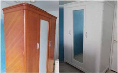 Как сделать, чтобы устаревший шкаф достойно вписался в современный интерьер - milayaya.ru