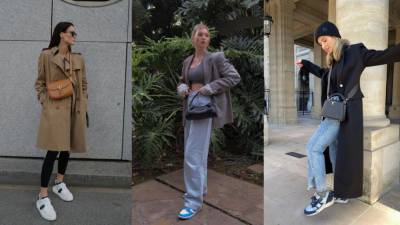 Рози Хантингтон-Уайтли - Insta-отчет: как модницы носят кроссовки этой весной - vogue.ua