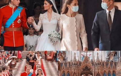 Кейт Миддлтон - принц Уильям - Jimmy Choo - Catherine Walker - Kiki Macdonough - Герцоги Кембриджские посетили Вестминстерское аббатство, где когда-то венчались - hochu.ua - Англия