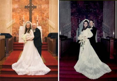 Пара повторила свою свадебную фотосессию через 50 лет совместной жизни » Тут гонева НЕТ! - goneva.net.ua