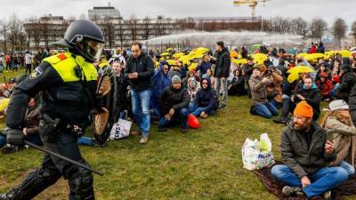 Мария Захарова - Толкнули под машину, натравили собак: Нидерланды молчат о протестах - mur.tv - Россия - Голландия - Гаага