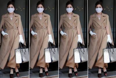 Сама элегантность: Леди Гага в пальто-кейпе MaxMara... - glamour.ru