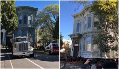 Как 139-летний дом перевезли на новое место, просто сняв с фундамента - chert-poberi.ru - Сша - Сан-Франциско