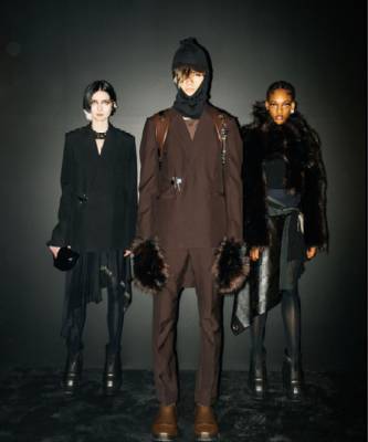 Мэттью Уильямс - Мех, кожа и цепи: первый полноценный показ новой коллекции Givenchy - elle.ru