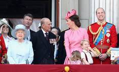 принц Филипп - Кейт Миддлтон - принц Уильям - королева Елизавета - Кейт Миддлтон опубликовала один из последних кадров сына с прадедом Филиппом - wday.ru
