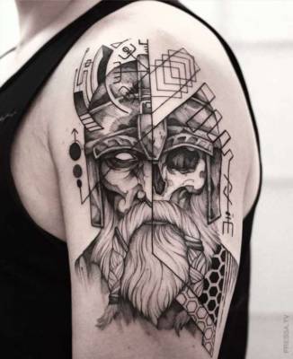 Татуировки на тему викингов - chert-poberi.ru