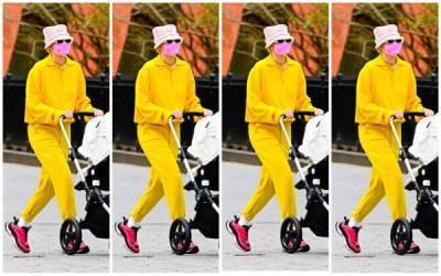 Желтый — хит сезона: Джиджи Хадид в самом модном цв... - glamour.ru