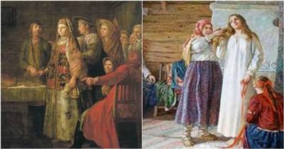Как на Руси обманывали женихов, чтобы выдать девушку замуж (10 фото) - chert-poberi.ru - Русь
