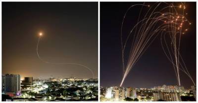 Израильтяне показали, как "Железный купол" справляется с палестинскими ракетами - porosenka.net - Израиль - Палестина - Тель-Авив