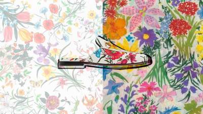 Родольфо Гуччи - Самая модная обувь с цветочным принтом - vogue.ru