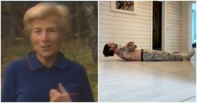 Сможете ли вы повторить упражнение, показанное 73-летней женщиной? - porosenka.net
