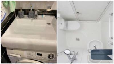 5 идей, как виртуозно сэкономить пространство в очень маленькой ванной комнате - milayaya.ru - Ссср