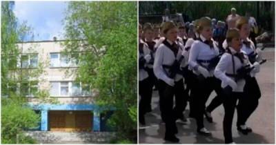 "Мы русские, с нами бог" пели марширующие подмосковные школьники - porosenka.net