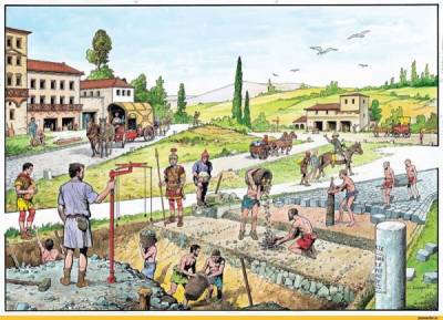 Как строили римские дороги - porosenka.net