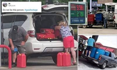 Американцы в панике скупают бензин - porosenka.net - Сша