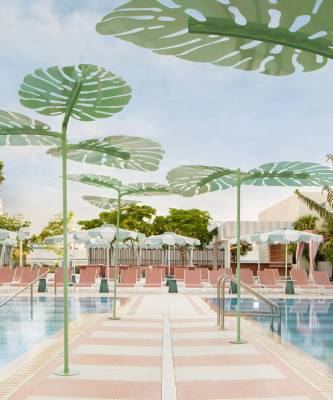 The Goodtime Hotel: атмосферный отель в Майами по дизайну Кена Фалка - elle.ru - Сша - Нью-Йорк - Отель