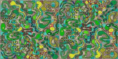Визуальная головоломка: Найдите ремень среди змей - lifehelper.one