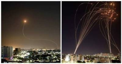 Израильтяне показали, как «Железный купол» справляется с палестинскими ракетами (5 фото + 9 видео) - chert-poberi.ru - Израиль - Палестина - Тель-Авив - Восточный Иерусалим
