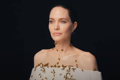 Анджелина Джоли - Angelina Jolie - Анджелина Джоли снялась в фотосессии с роем пчел на теле - spletnik.ru