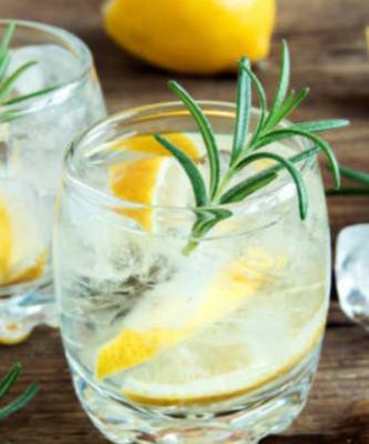 Для домашней вечеринки: рецепт лимонного спритца с розмарином - elle.ru