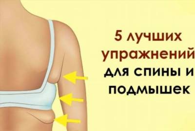 5 лучших упражнений, чтобы избавиться от жира в области подмышек - lublusebya.ru